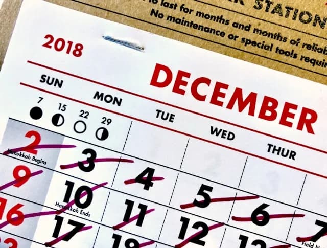 Calendrier chargé montrant une forte occupation.